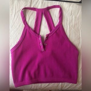 Free People cropped tank never worn NWOT size M